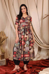 Elegant Kalamkari Stitched Kurti – Festive Collection