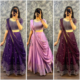 Designer Sequins Embroidered Lehenga Set