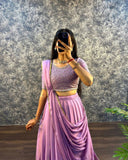 Designer Sequins Embroidered Lehenga Set