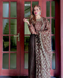 Coffee Colored Anarkali Suit set