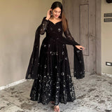 Black Anarkali salwar Suit set