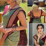 Fancy Kanjivaram Cotton Silk Saree for Women