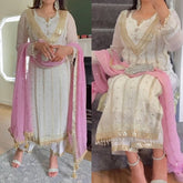 New Designer Party Wear Long Pakistani Suit