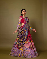 Kalamkari Lehenga choli Rich Multicoloured