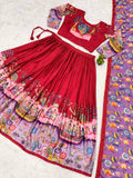Kalamkari Lehenga choli Rich Multicoloured