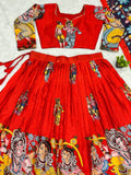Designer Kalamkari Lehenga for Women