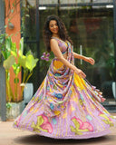 Trending Soft Chinon Lehenga Choli Set