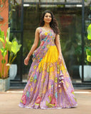 Trending Soft Chinon Lehenga Choli Set