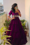 Trending Sequins Embroidered Ruffle Gown
