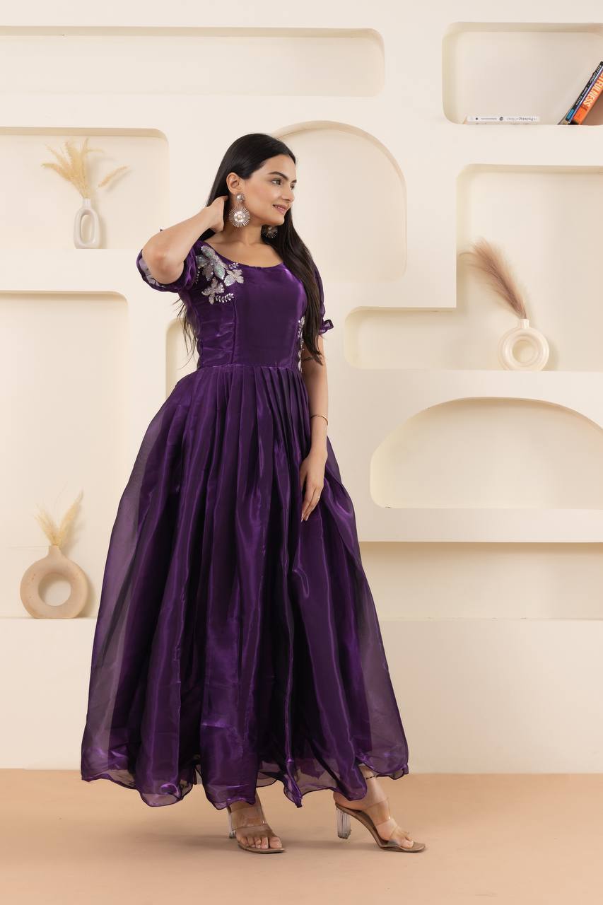 Trending Jimmy Choo Fully Stitched Gown