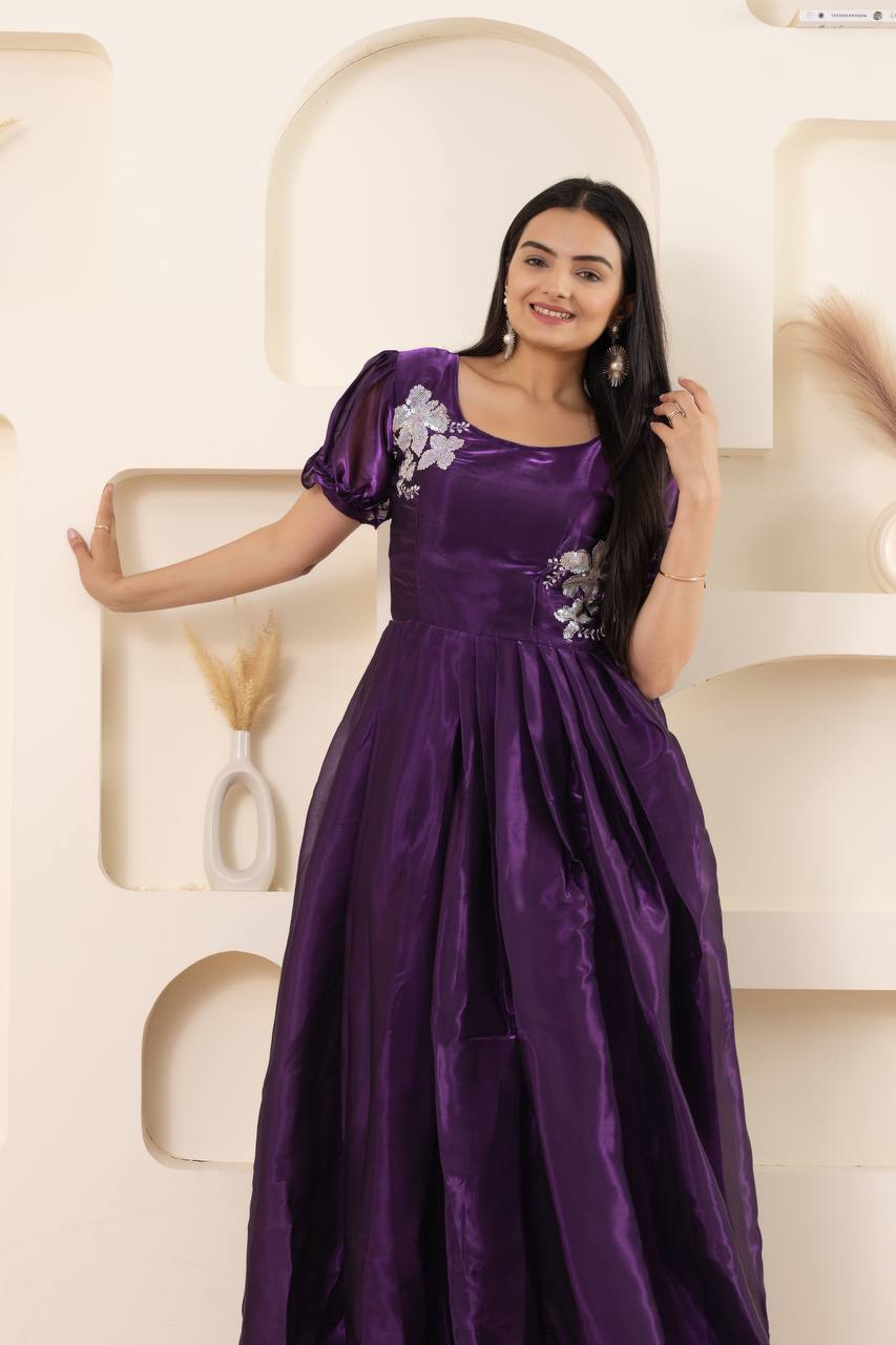 Trending Jimmy Choo Fully Stitched Gown