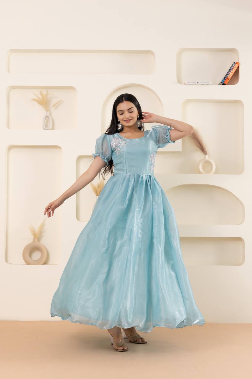 Trending Jimmy Choo Fully Stitched Gown