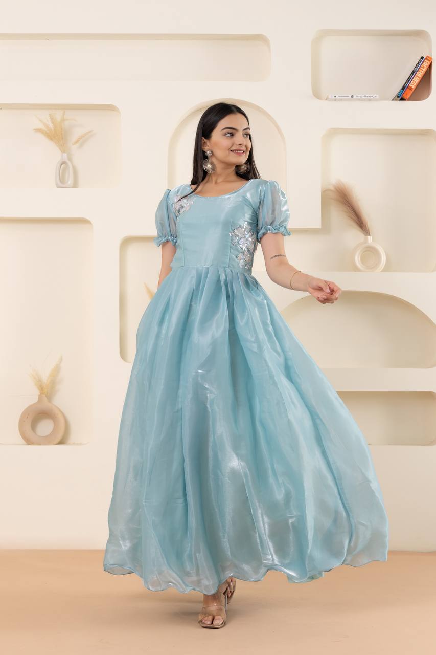Trending Jimmy Choo Fully Stitched Gown