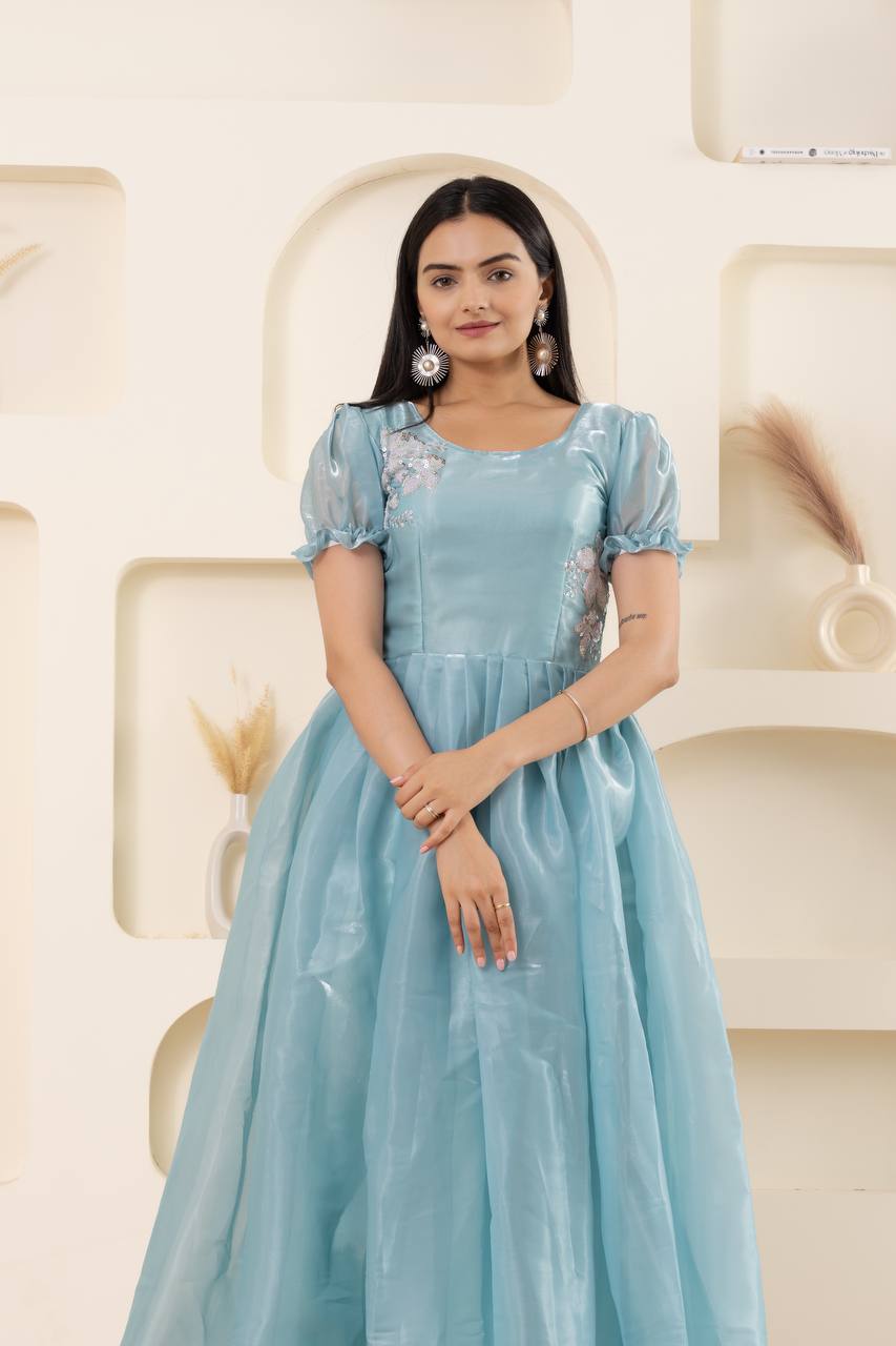 Trending Jimmy Choo Fully Stitched Gown