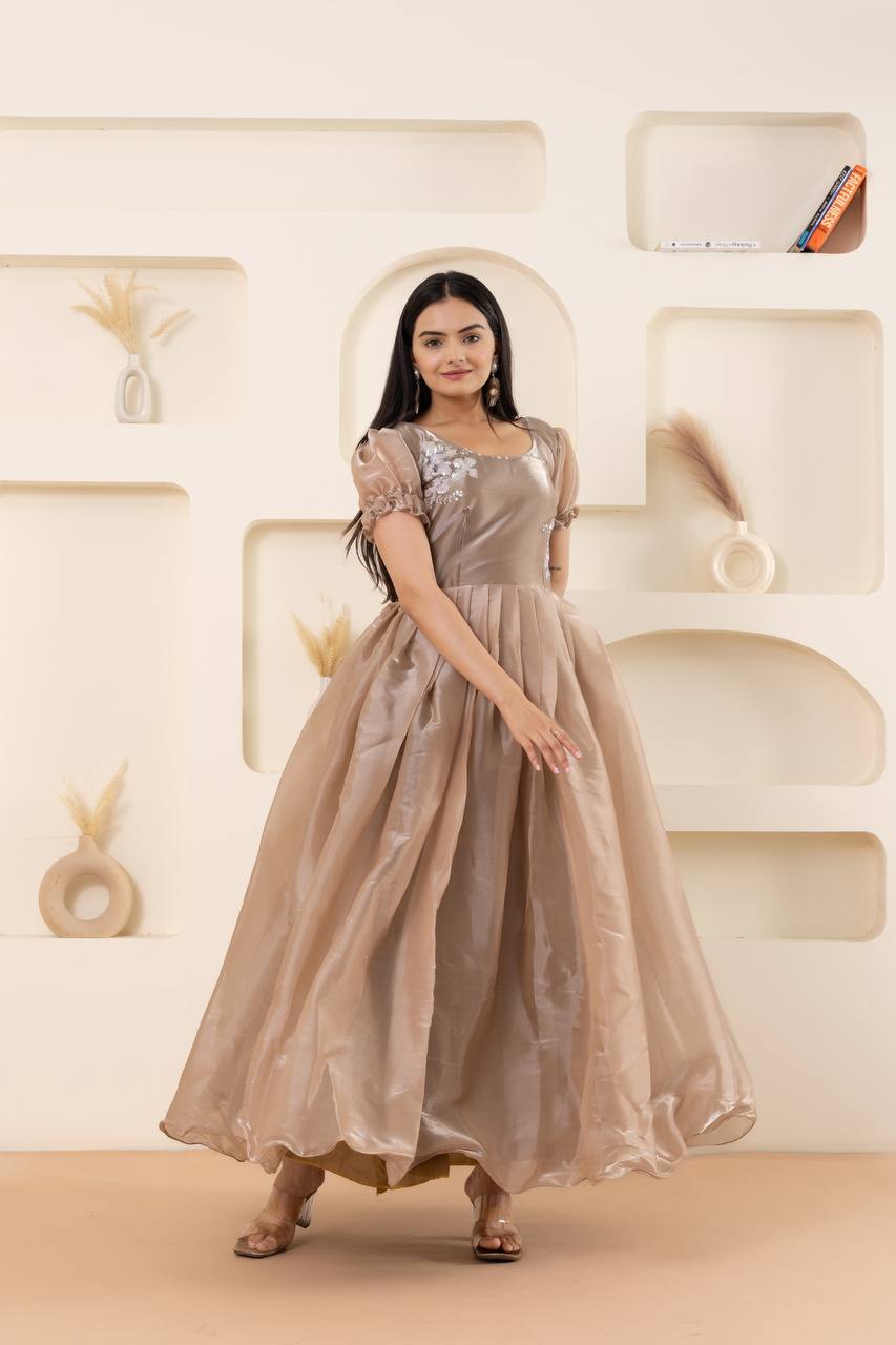 Trending Jimmy Choo Fully Stitched Gown