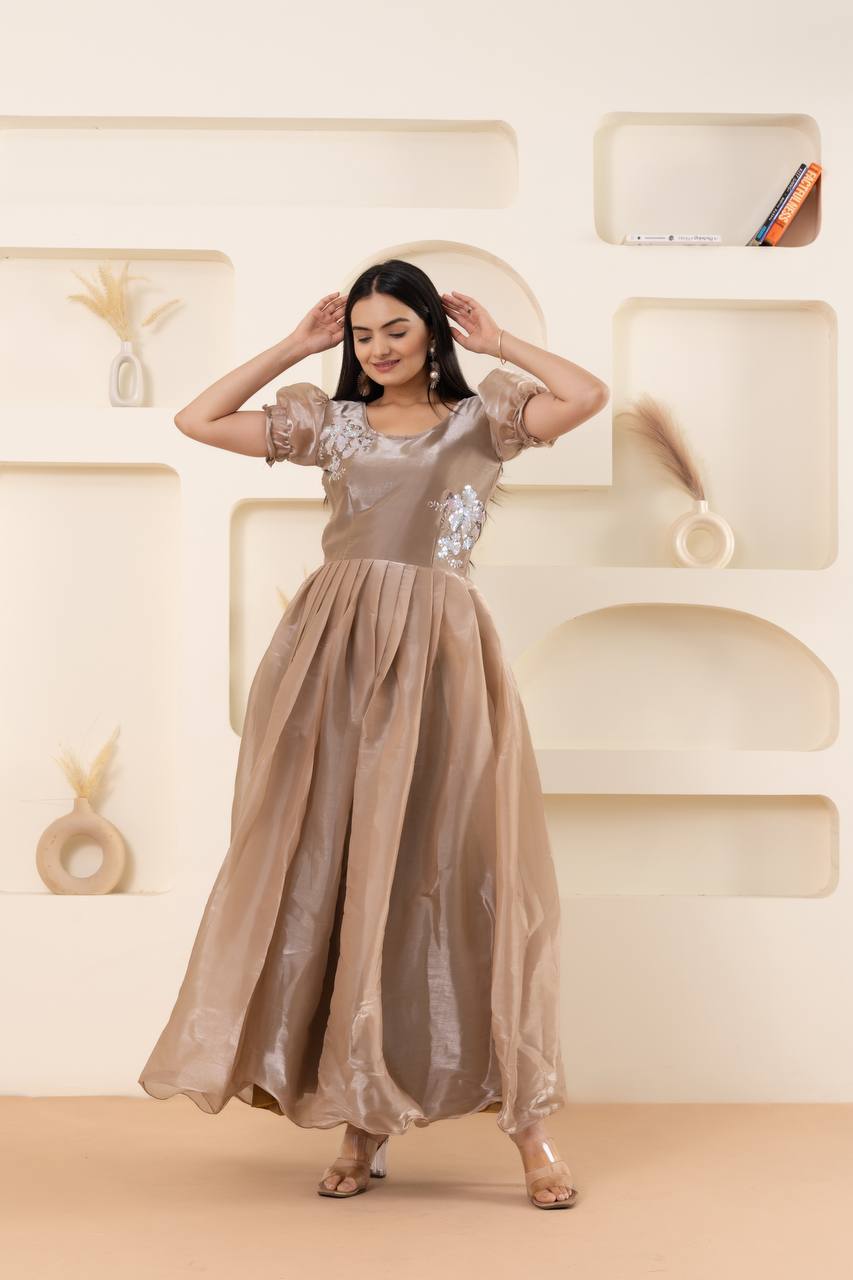 Trending Jimmy Choo Fully Stitched Gown