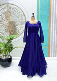Trending Soft Fendy Silk Embroidery Gown