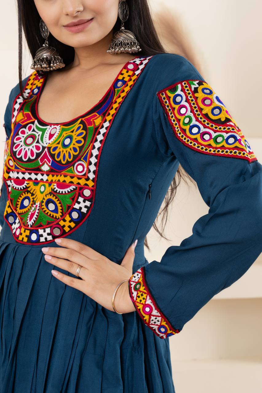 Festival Special Gamthi Work Gown