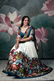 Kalamkari Printed Lehenga Set