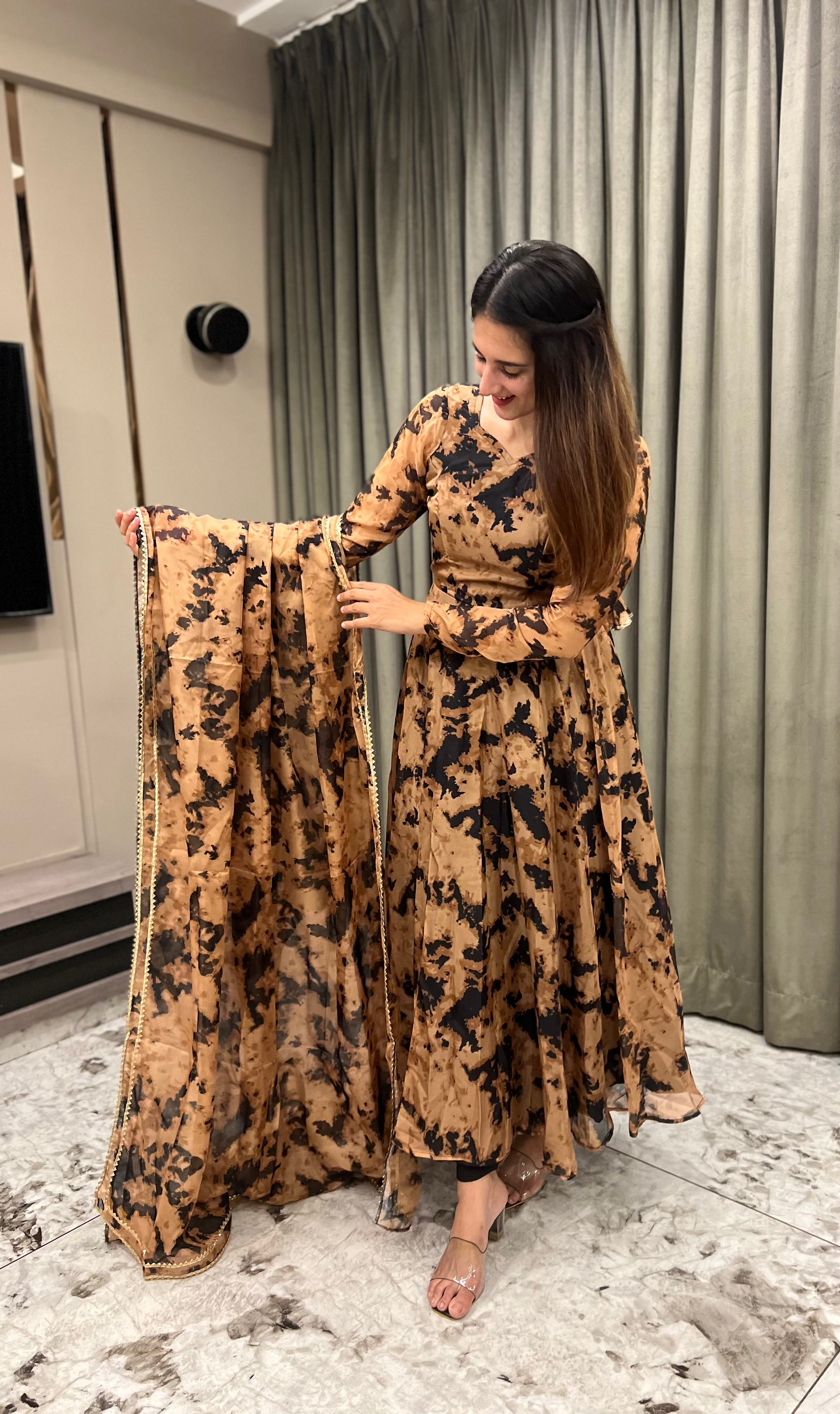 Fancy Anarkali Suit and Dupatta