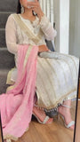 New Designer Party Wear Long Pakistani  Suit