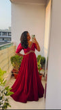 Diamond Glimmer Georgette Gown