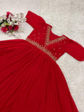 Diamond Glimmer Georgette Gown