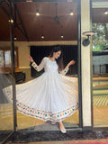 White color Embroidery Suit set