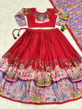 Kalamkari Lehenga choli Rich Multicoloured