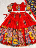 Designer Kalamkari Lehenga for Women