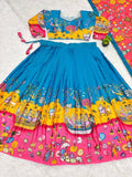 Designer Kalamkari Lehenga with Vibrant Heritage Motifs
