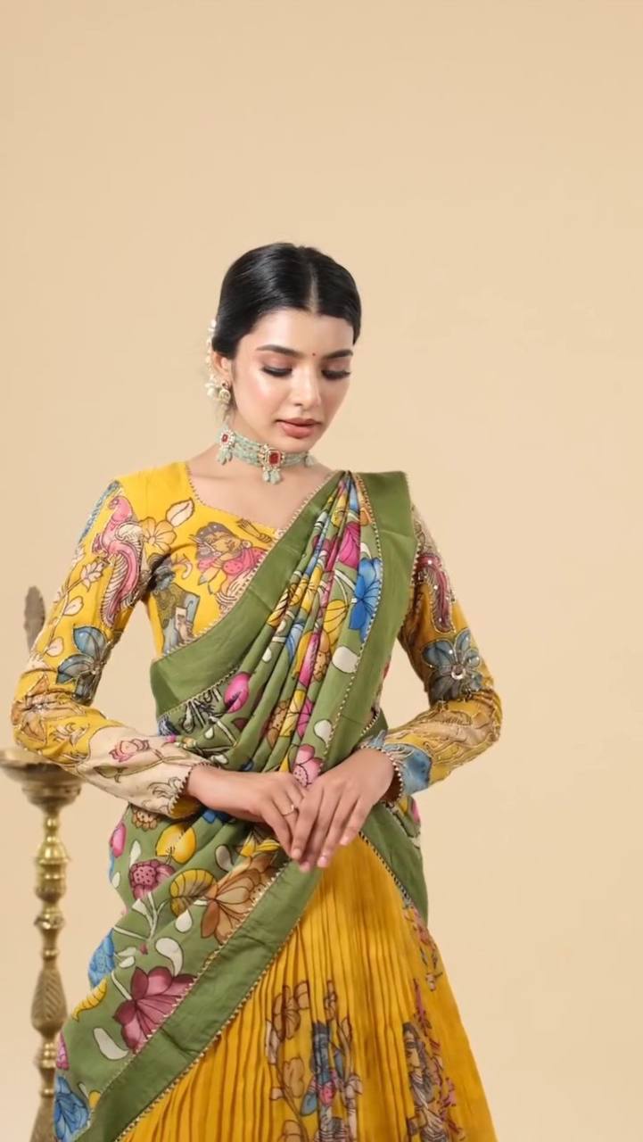 Kalamkari Lehengas with a Modern Twist